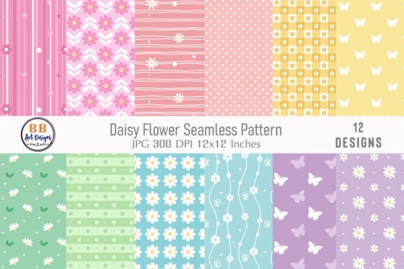 Download Daisy Spring Flower Pattern Floral Paper - Flower Collection