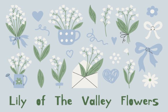 Download Lily of the Valley Flowers PNG Clipart - Flower Collection