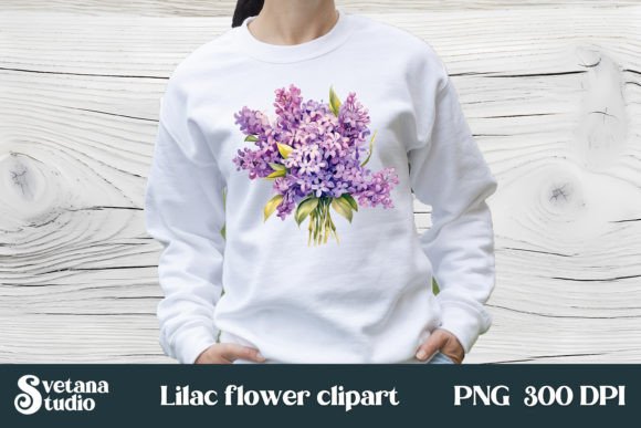 Download Flower Lilac Clipart PNG Design - Flower Collection