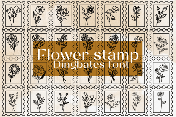 Download Flower Stamp - Flower Collection