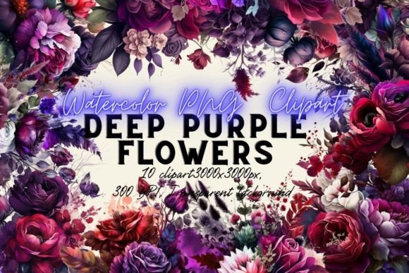 Download Deep Purple and Rose Red Flowers - Flower Collection