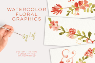 Download Floral Watercolor Wedding Clipart. Botanical and Flower Graphics Including Banners - Flower Collection