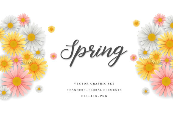 Download Spring Flowers Vector Collection - Flower Collection
