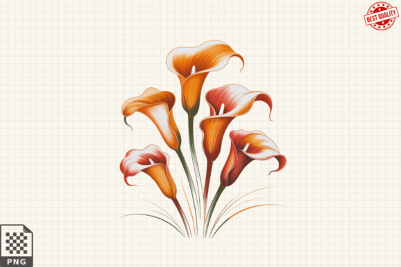 Download Watercolor Calla Lily Flower ClipArt's - Flower Collection
