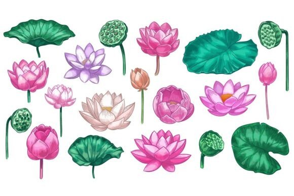 Download Pink Lotus. Water Lily Flowers Pink - Flower Collection