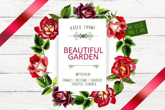 Download Beautiful Garden Watercolor Flower Set - Flower Collection
