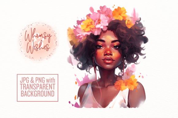 Download Beautiful Pink and Orange Flower Girl - Flower Collection