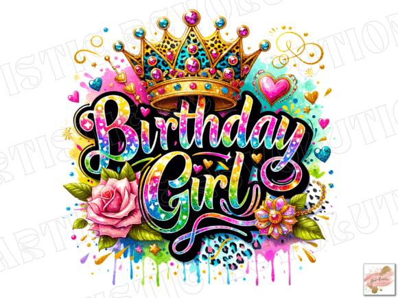 Download Birthday Girl Png Floral Birthday Png - Day Collection