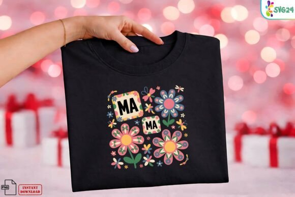 Download Mama Flower Power Retro Bloom PNG - Flower Collection