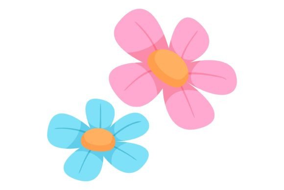 Download Cute Flower Decor Sticker Design - Flower Collection