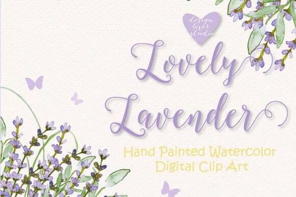 Download Watercolor Lavender Flowers Clipart, Wat - Flower Collection