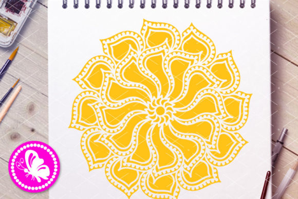 Download Mandala Yellow Flower Clipart Lotus - Flower Collection