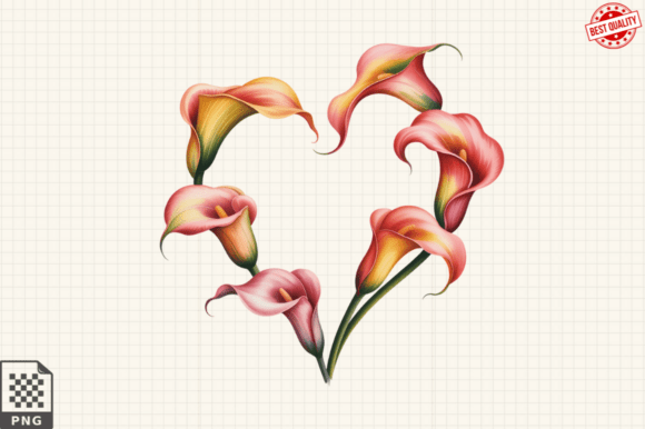 Download Watercolor Calla Lily Flower ClipArt's - Flower Collection