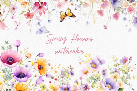 Download Wild Flowers Clipart Spring Flowers Png - Flower Collection