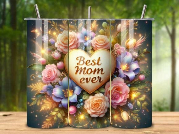 Download Mother's Day 20oz Tumbler Wrap Png V.10 - Day Collection
