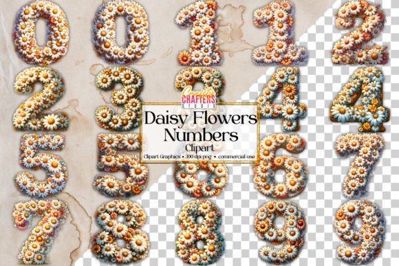 Download Daisy Flowers Numbers Spring Bundle - Flower Collection