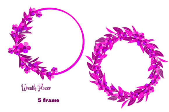 Download Floral Wreath Flower Frame - Flower Collection