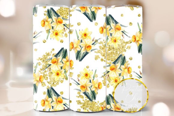 Download Daffodil Tumbler Wrap Spring Flowers PNG - Flower Collection