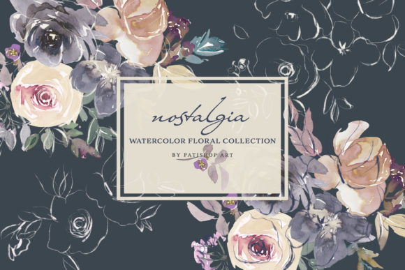 Download Autumn Watercolor Floral Clipart Set - Floral clipart set Collection