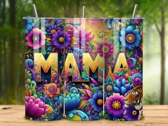 Download Mother's Day 20oz Tumbler Wrap Png V.12 - Day Collection