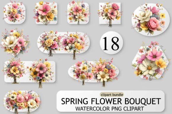 Download Spring Flower Bouquet Clipart - Flower Collection