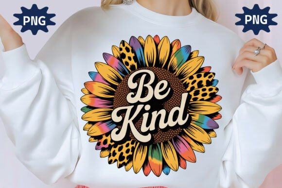 Download Be Kind Sunflower with Colorful Petals - Flower Collection