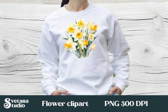 Download Flower Daffodils Clipart Design - Flower Collection