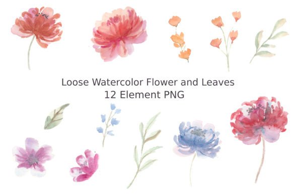 Download Peony Watercolor Flower Clip Art - Flower Collection