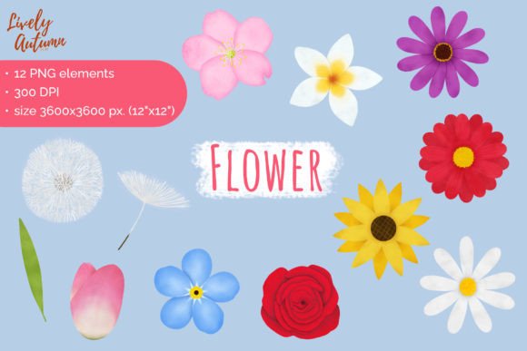 Download Flower Clip Art | PNG Files Set - Flower Collection