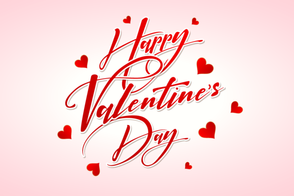Download Happy Valentine Day Floral Greeting Card - Day Collection
