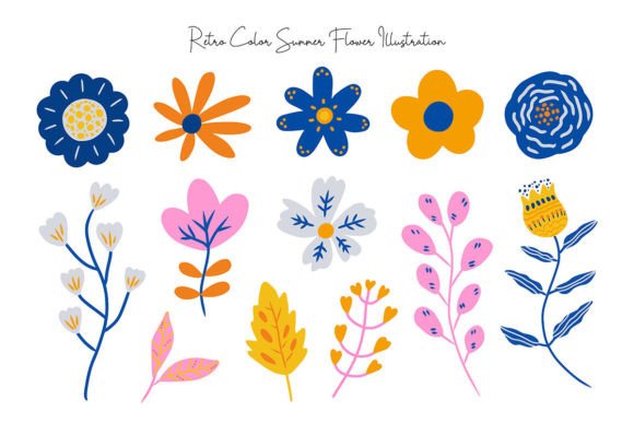 Download Cute Summer and Spring Flower Clip Art - Flower Collection