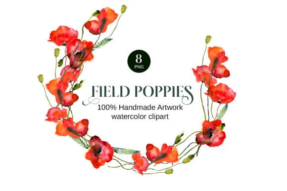 Download Watercolor Poppy Clipart Wildflowers PNG - Flower Collection