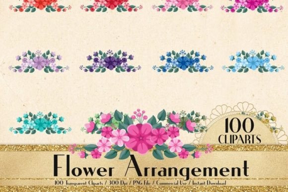 Download Flower Arrangement Clip Arts PNG - Flower Collection