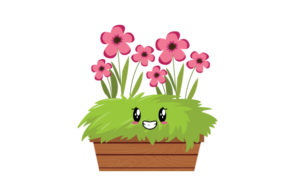 Download Spring Cute Kawaii Potted Flowers - Flower Collection