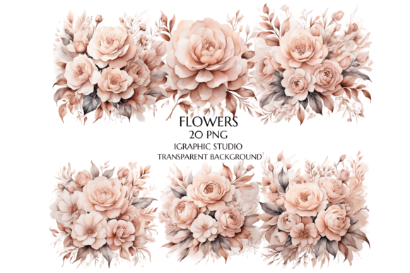Download Rose Gold Flowers PNG, Pink Flowers Clip - Flower Collection