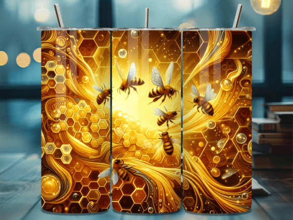 Download Beehive Digital Art Tumbler Wrap - Digital Collection