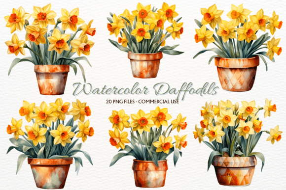Download Spring Daffodil Flowers PNG Clipart - Flower Collection