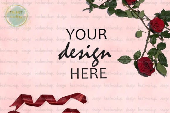 Download Mother’s Day Rose Background Mockup - Day Collection