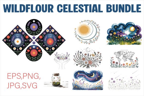 Download Wildflower Celestial Bundle - Flower Collection