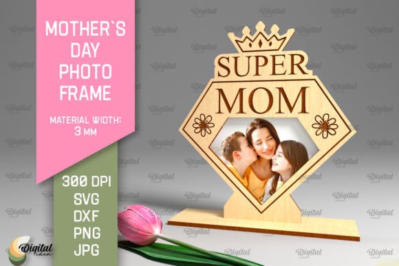 Download Mother`s Day Photo Frame Laser Cut - Day Collection