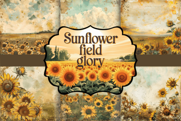 Download Sunflower Field Glory - Flower Collection