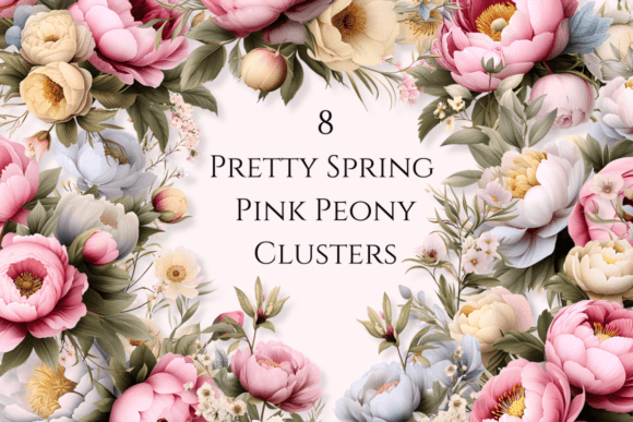 Download Watercolor Flower Clipart - Pink Peony - Flower Collection