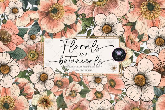 Download Botanical Floral Clipart Set - Floral clipart set Collection