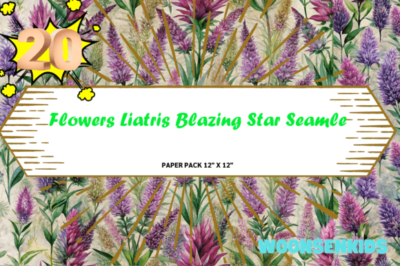 Download Flowers Liatris Blazing Star Seamless - Flower Collection